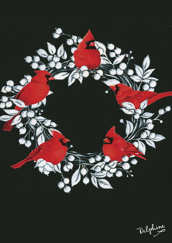 Cardinal Wreath Flag image 1
