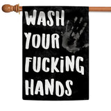 Wash Your Fucking Hands Flag image 5