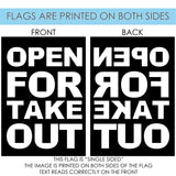 Open For Takeout Flag image 9