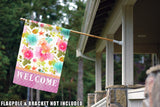 Bright Blooms Welcome Flag image 8