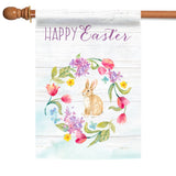 Easter Bunny Wreath Flag image 5