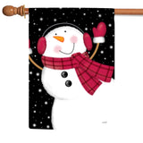 Joyful Snowman Flag image 5