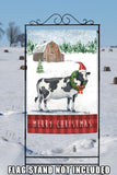 Christmas Cow Flag image 8