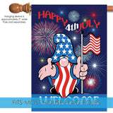 Patriotic Gnome Welcome Flag image 4