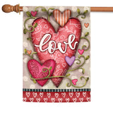 Flower Love Hearts Flag image 5