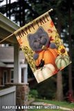 Happy Fall Farm Cat Flag image 8