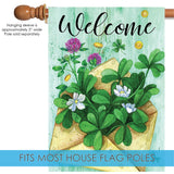 Lucky Clover Welcome Flag image 4