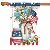 Patriotic Mason Jars Flag image 5