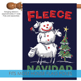 Fleece Navidad Snowman Image 4