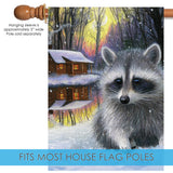 Winter Lodge Raccoon Image 4