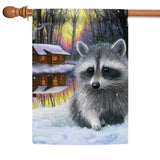 Winter Lodge Raccoon Image 5