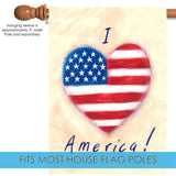 I Heart America Flag image 4