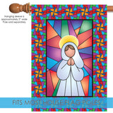 Stained Glass Angel Flag image 4