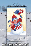 Star Spangled Snowman Flag image 8