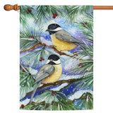 Snowy Birds Flag image 5
