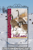 Welcome Geese Flag image 8