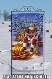 Fireside Santa Flag image 8