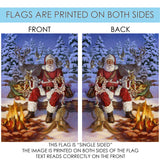 Fireside Santa Flag image 9