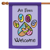 All Paws Welcome Flag image 5