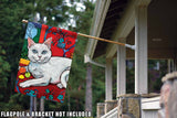 Cattise- White Kitty Flag image 8