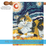 Van Meow- Calico Kitty Flag image 4