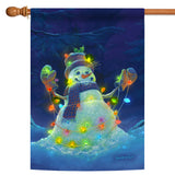Glowman Snowman Flag image 5
