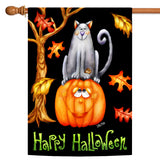 Pumpkin Cat Flag image 5