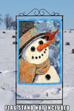 Snowman And Cardinal Flag image 8
