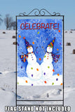 Snowman Celebration Flag image 8