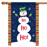 Ho Ho Ho Snowman Flag image 5