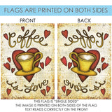 Coffee Is Love Flag image 9