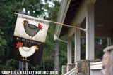 Nobody Here But Us Chickens Flag image 8