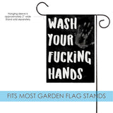 Wash Your Fucking Hands Flag image 3