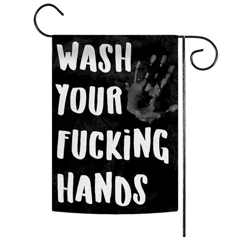 Wash Your Fucking Hands Flag image 1