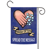 Wash Often - Beige Flag image 1