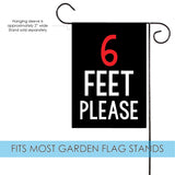 6 Feet Please Flag image 3