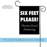 Six Feet Please Flag image 3