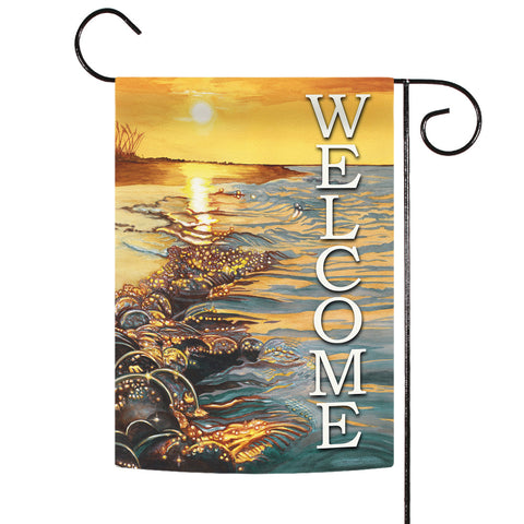 Welcome Sunset Beach Flag image 1