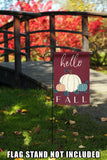 Hello Fall Gourds Flag image 7