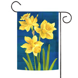 Daffodils On Blue Flag image 1