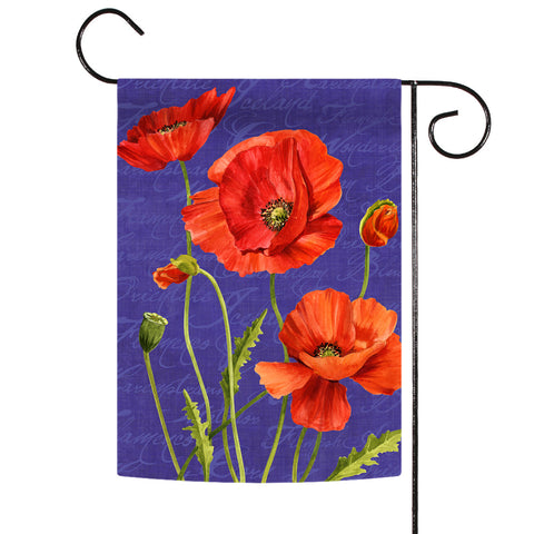 Bright Poppies Flag image 1
