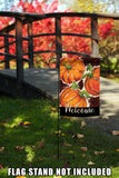Painted Pumpkin Welcome Flag image 7