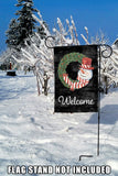 Snowman Wreath Welcome Flag image 7