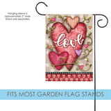 Flower Love Hearts Flag image 3