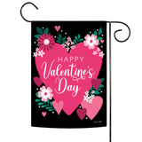 Valentines Flower Hearts Flag image 1
