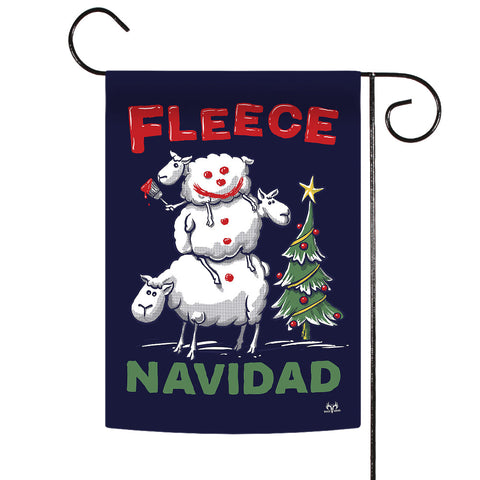 Fleece Navidad Snowman Image 1