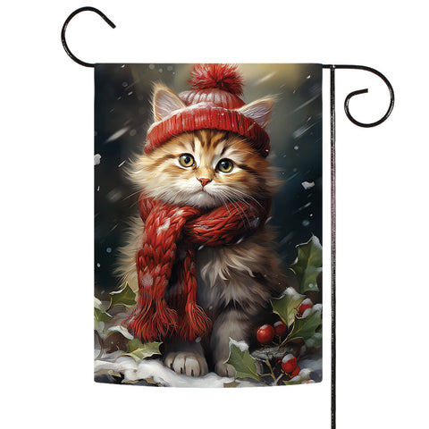 Winter Scarf Kitten Image 1