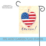 I Heart America Flag image 3