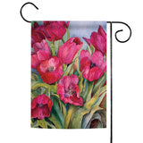 Red Tulips Flag image 1