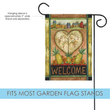 Welcome Heart Flag image 3